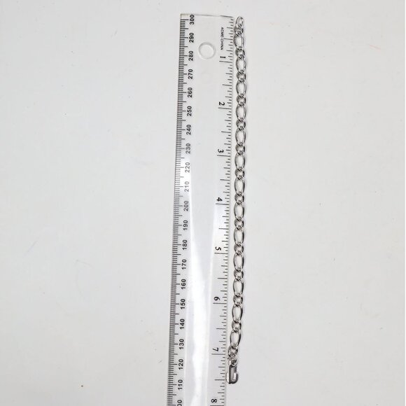 Vintage AVON Silver Tone Chain Bracelet Classic Minimalist Retro - Picture 6 of 6